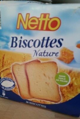 Biscottes nature - Product - fr