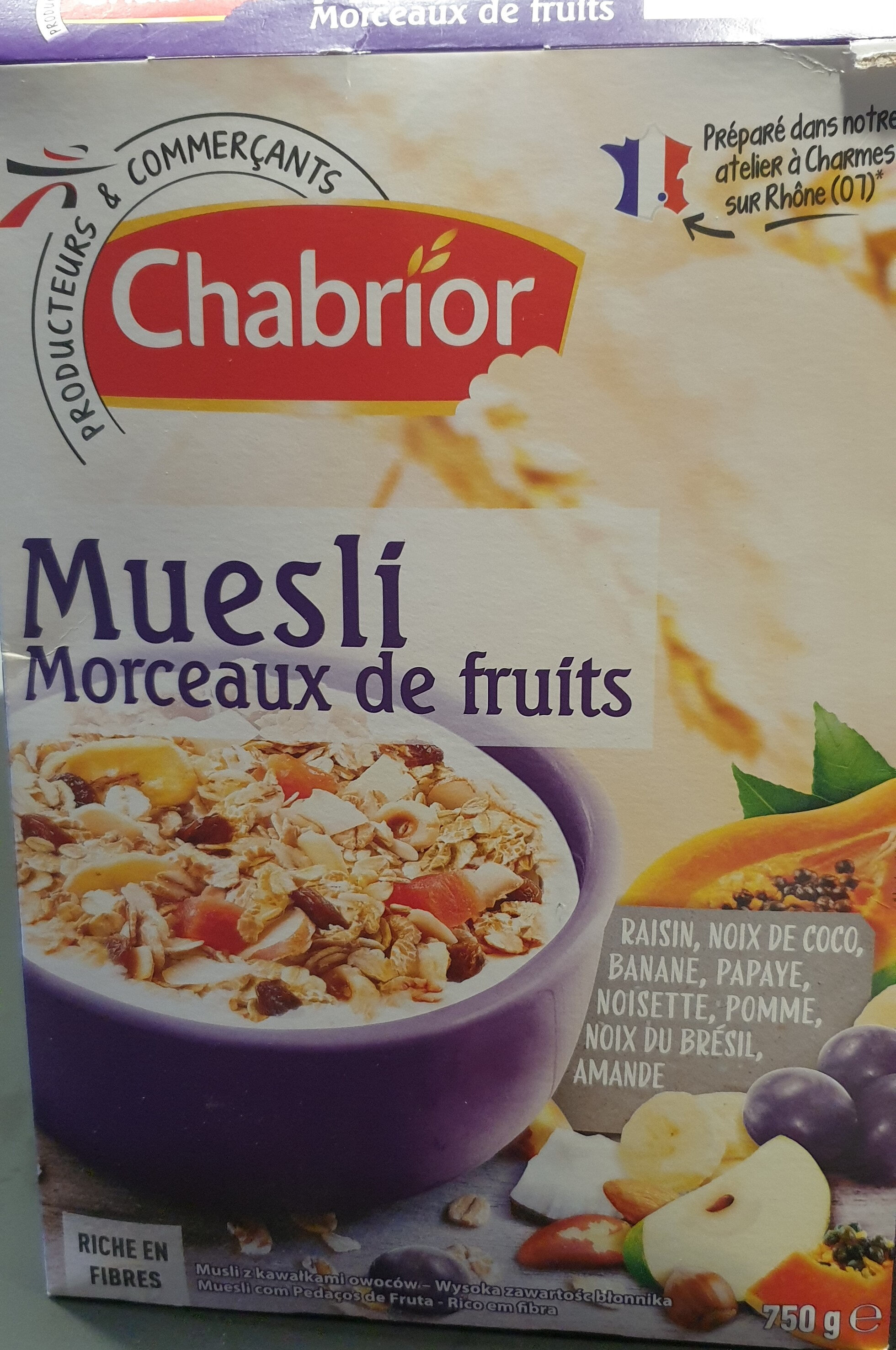 muesli cereal - Produit