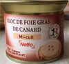 Bloc de foie gras de canard - Producto