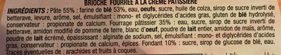 Chinois crème pâtissière - Ingrédients