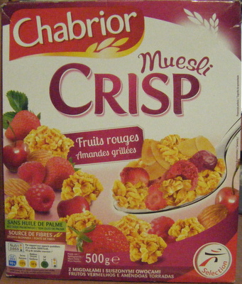 Muesli CRISP Fruits rouges Amandes grillées - Product - fr