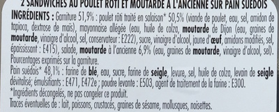 Poulet rôti moutarde à l'ancienne - Ingrediënten - fr