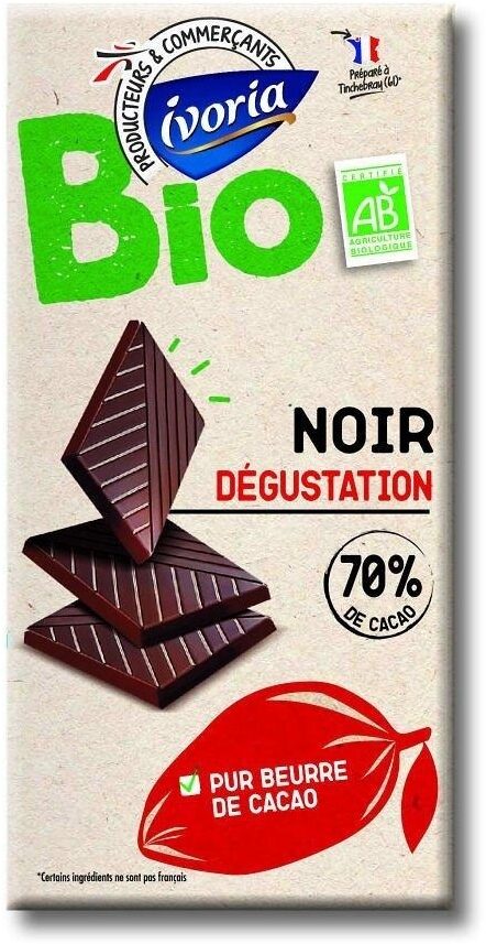 Tablette BIO dégustation Chocolat noir - 100g - Produkt - fr