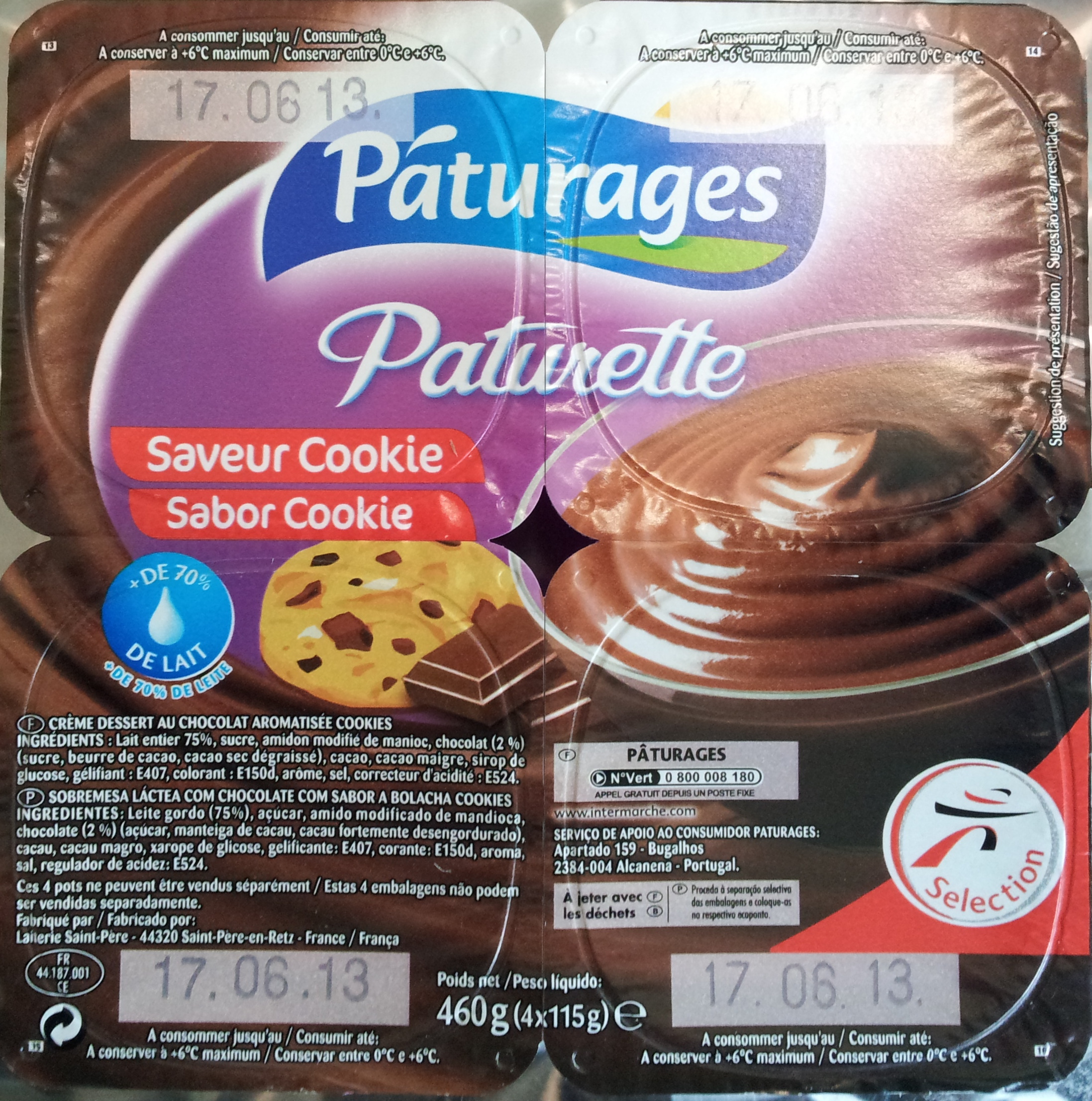 Paturette Saveur Cookie - Product - fr
