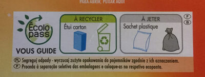 Flocons d'avoine - Instruction de recyclage et/ou informations d'emballage