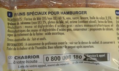 Pain à burger géant - Ingredients - fr