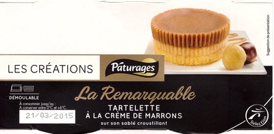 La Remarquable Tartelette à la Crème de Marrons - Produit