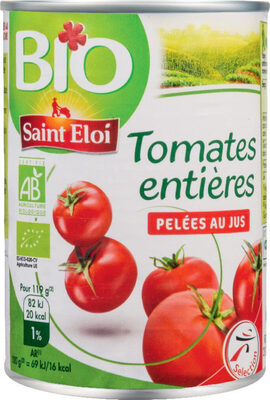 Tomates entières pelées au jus bio - Product - fr