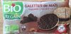 Galettes de maïs nappées chocolat noir bio - Product