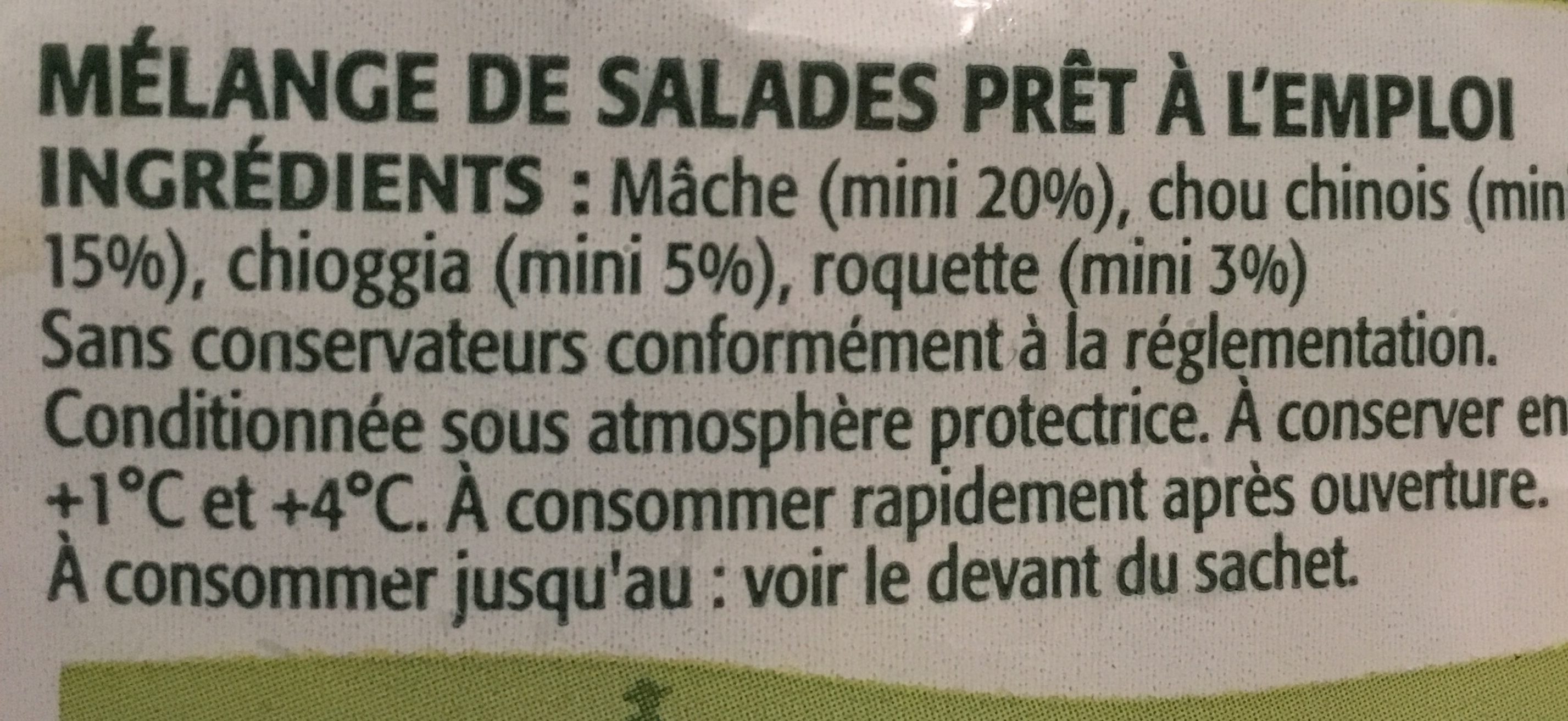 Mélange 4 Saveurs - Ingredients - fr