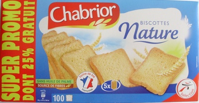 Biscottes nature (Super Promo dont 25 % Gratuit) - Producto - fr