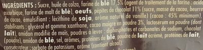 Muffins au chocolat - Ingrediënten - fr