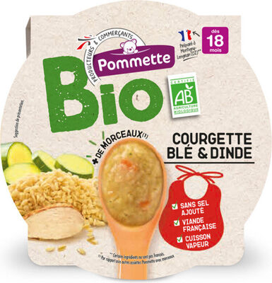 Courgette Blé Dinde - Product - fr