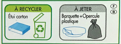Courgette Blé Dinde - Recycling instructions and/or packaging information - fr
