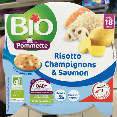 Risotto Champignons & Saumon - Product - fr
