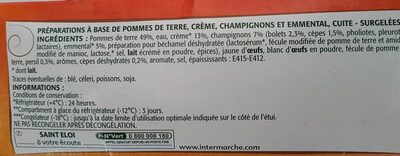 Mini Gratins Cèpes Et Bolets Saint Eloi 4 X 100G - Ingredients - fr