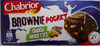Brownie Pocket choco noisettes le paquet de 8 240 g - Produit