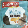 4 Muffins au Cacao Coeur fondant au Caramel - Product
