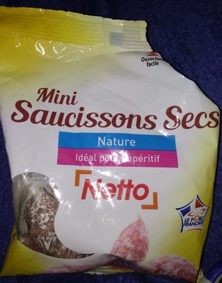 Mini saucissons secs nature - Product - fr