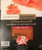 Les Créations Capitaine Cook L'Incontournable saumon atlantique fumé Label Rouge le paquet de 2 tranches 80 g - نتاج