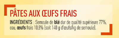Tagliatelles fraîches - Ingrediënten - fr
