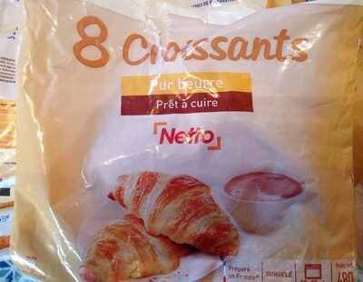 8 croissants pur beurre prêt a cuire - Product - fr