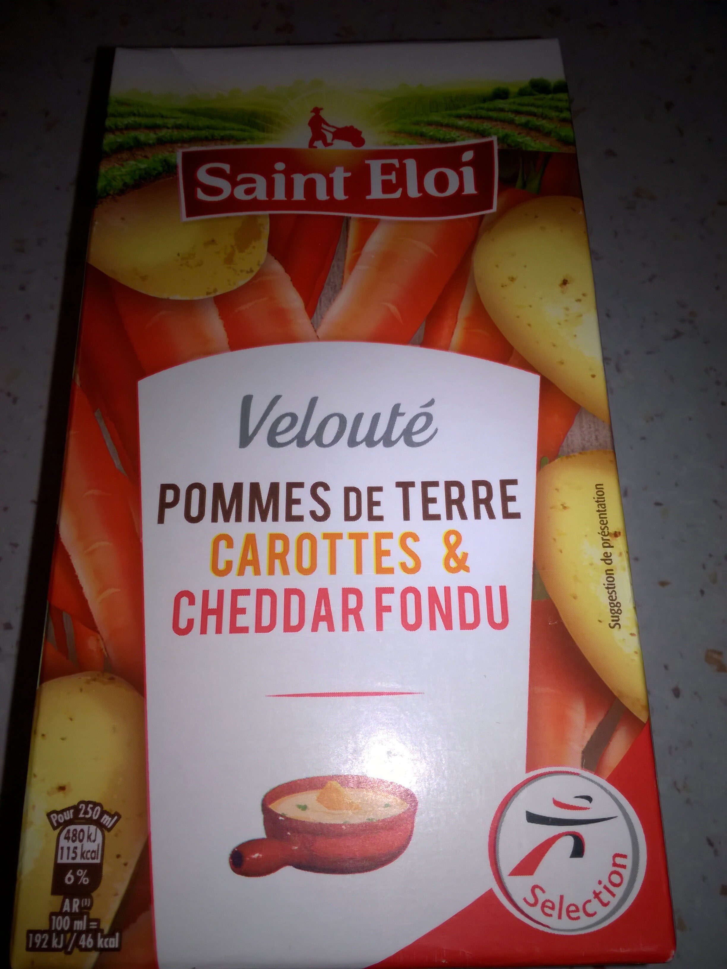 Velouté - Pommes de terre carottes & cheddar fondu - نتاج - fr