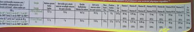 Crica Choc' - Nutrition facts - fr