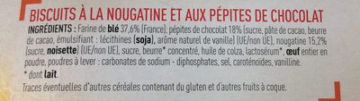 Mini cookies nougatine - Ingredients - fr