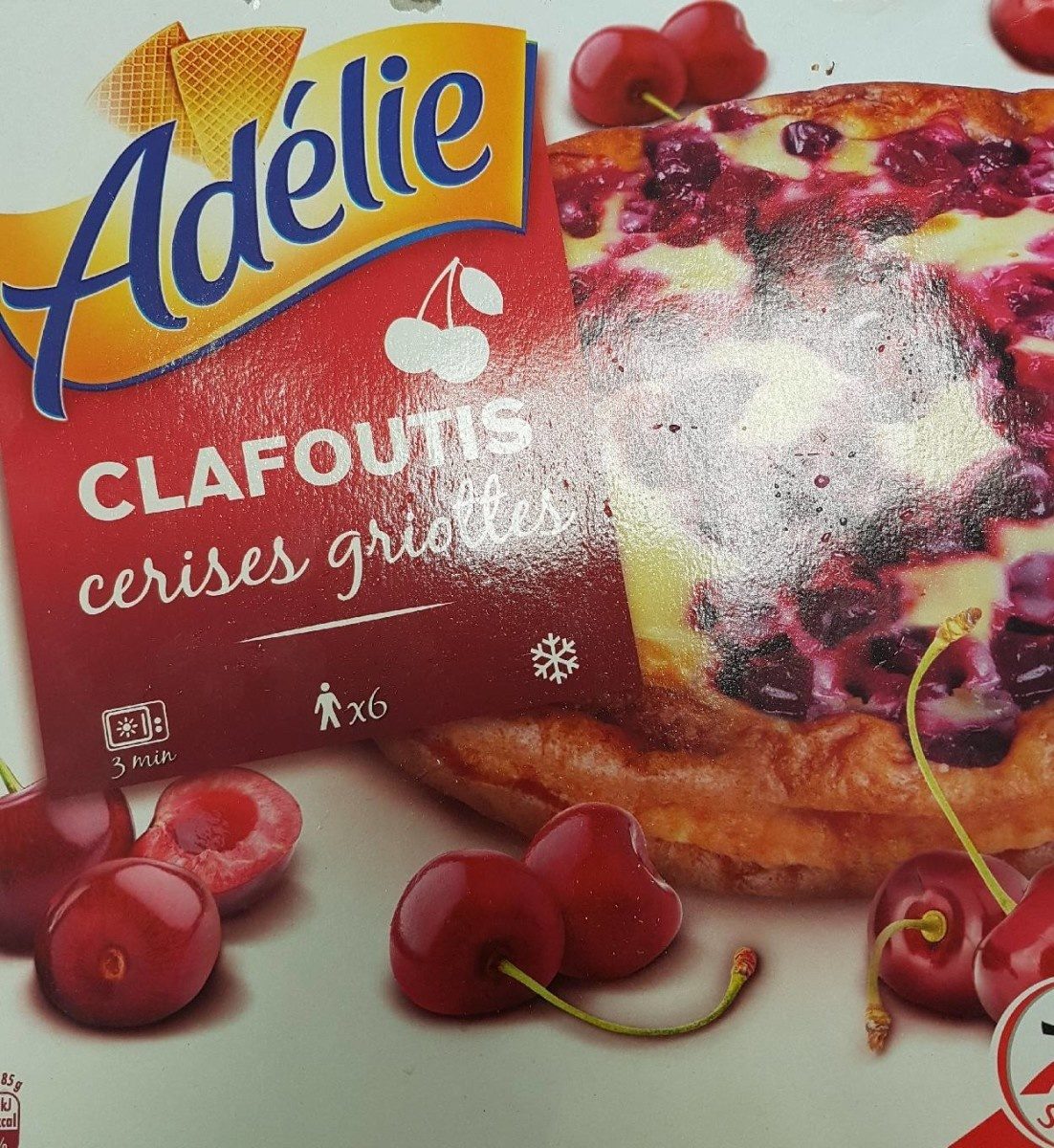 Adélie Clafoutis cerises griottes 510 g - Produit