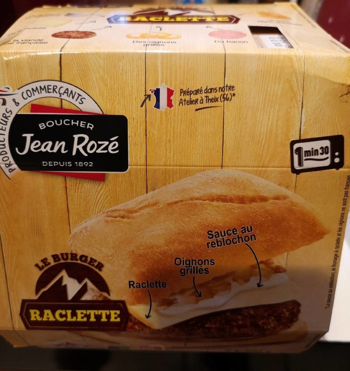 Le burger raclette - Product - fr