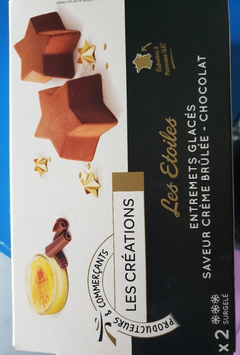 Étoiles glacées crème brûlée chocolat - Product - fr