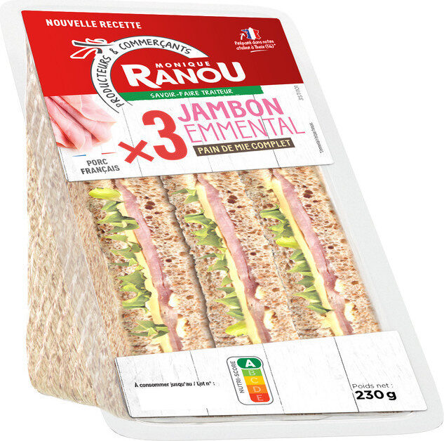 Sandwichs au jambon - Product - fr