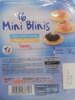 Mini Blinis - Produit