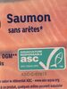 2 pavés de Saumon asc crus - Product