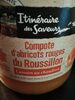 Compote d’abricot rouge du Roussillon - Producto