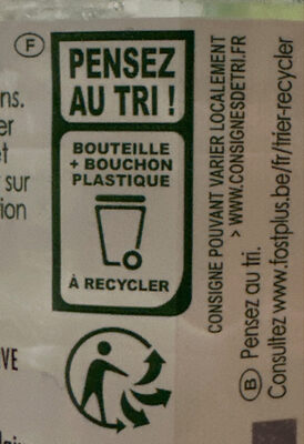 Eau minérale naturelle du Centre val de Loire - Instruction de recyclage et/ou informations d'emballage