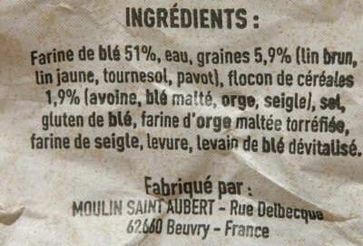 Sel 1.3g - Ingredientes - fr