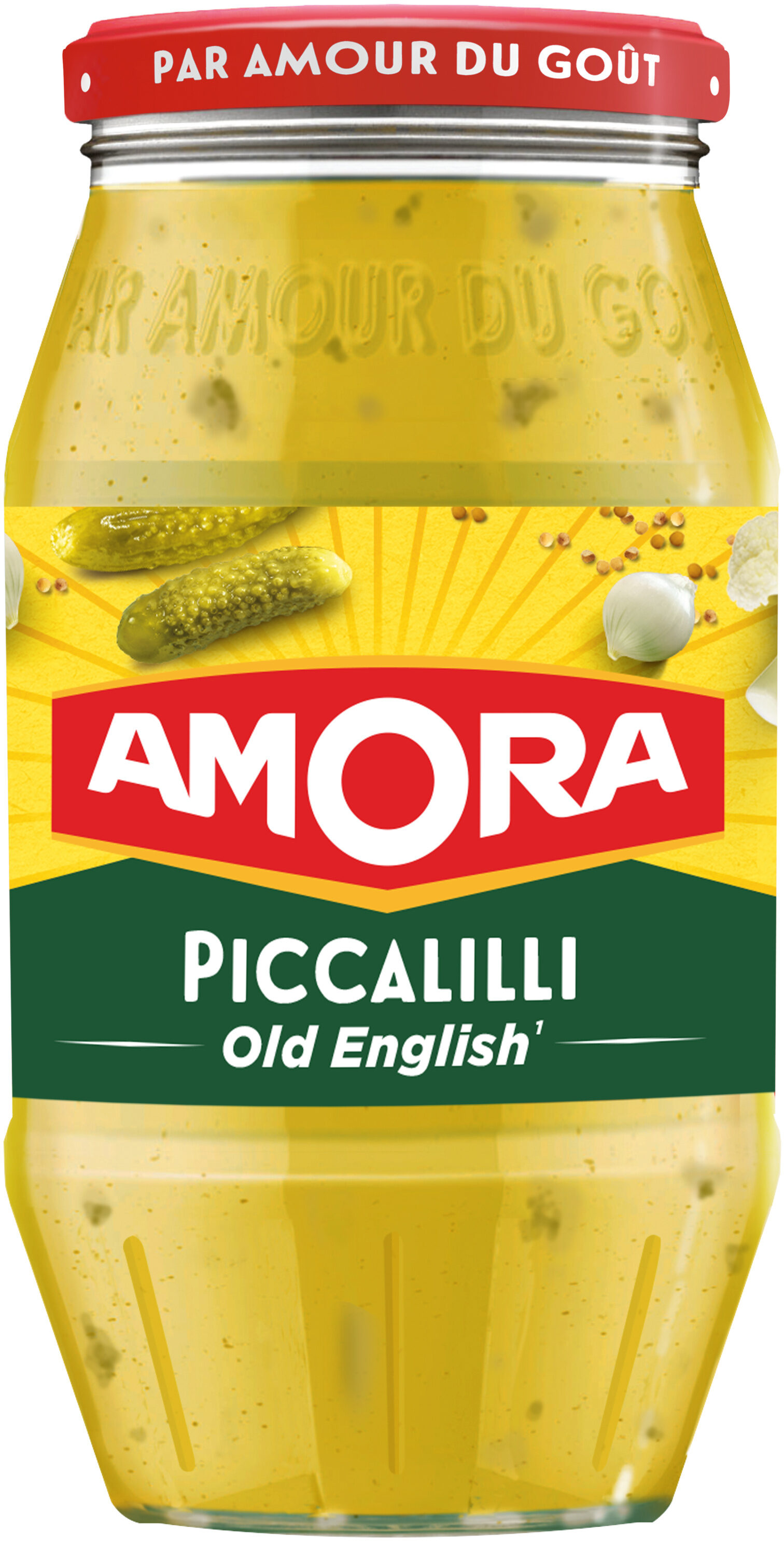 AMORA Sauce Piccalilli Old English Bocal 435g - Produit