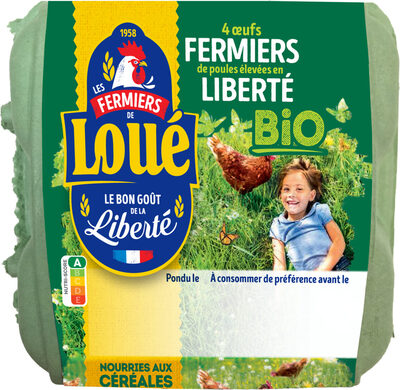 4 œufs fermiers bio - Product - fr