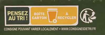 fermiers liberté bio - Recycling instructions and/or packaging information - fr