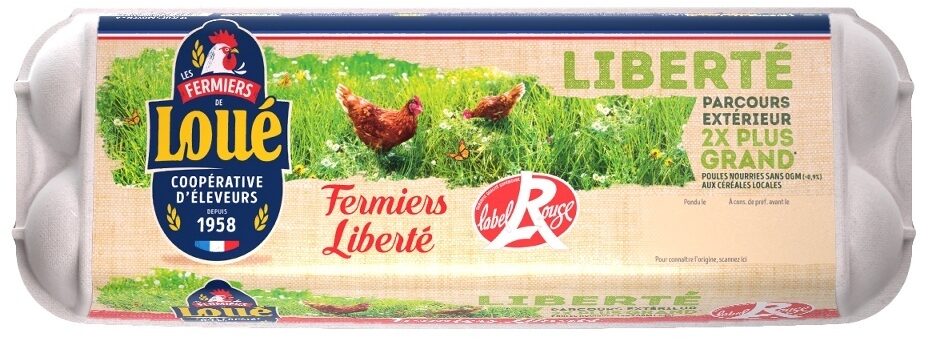 12 oeufs fermiers label rouge de - Product - fr