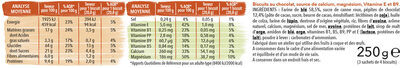 Goûter pépites de chocolat - Nutrition facts - fr
