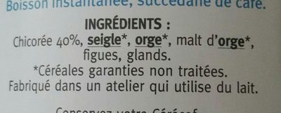 Cérécof - Ingredientes - fr