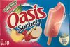 Sorbet Oasis Pêche Pomme Framboise - Produit