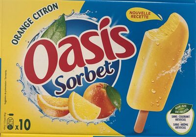 Oasis sorbet Orange Citron - Produit
