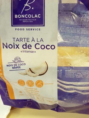 1KG Tarte Noix Coco Boncolac - Product - fr