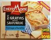 Les 2 gratins recette savoyarde, fromage à raclette - Produit