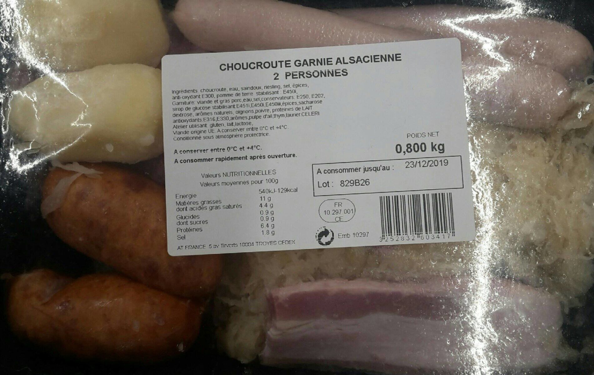Choucroute garnie alsacienne - نتاج - fr