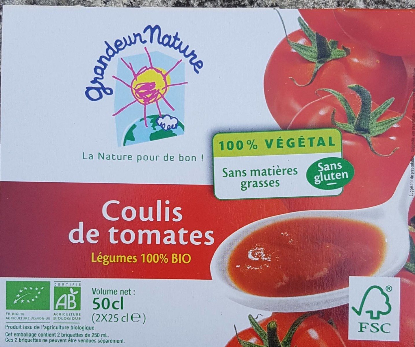Coulis de tomates - légumes 100% BIO - Product - fr